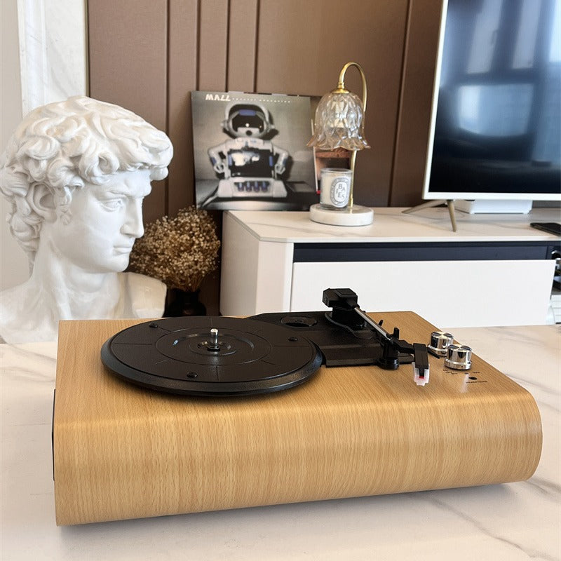 Bluetooth Vinyl Record Player with Retro Design