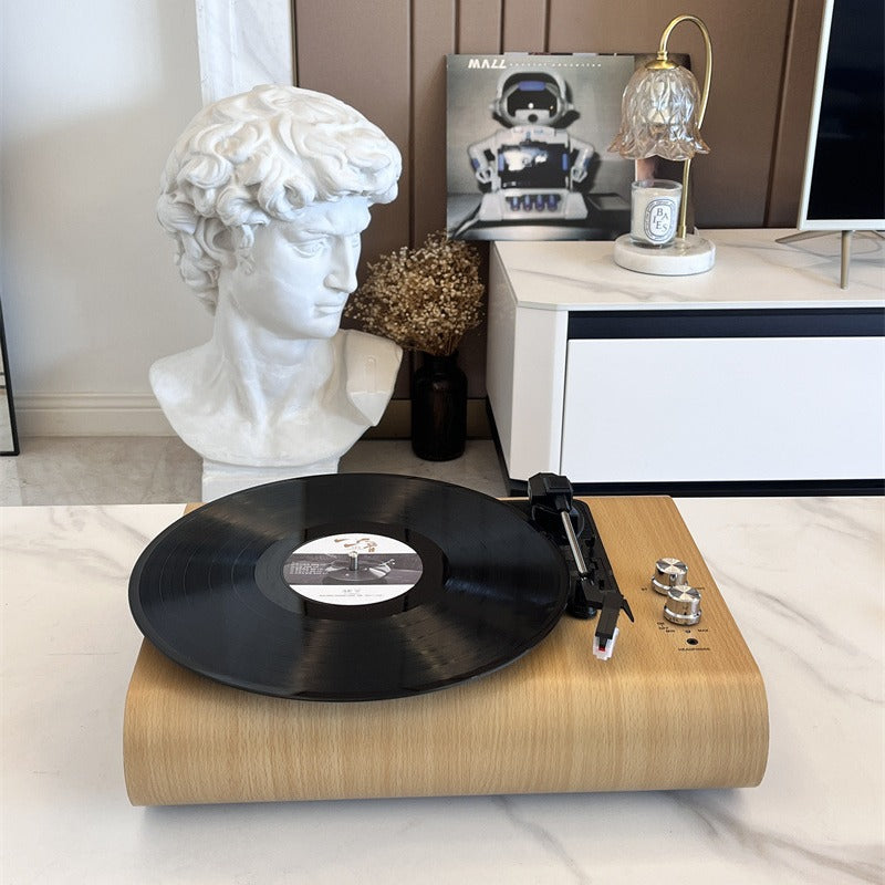 Bluetooth Vinyl Record Player with Retro Design